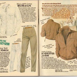 Vintage 80’s Banana Republic Zip Front Khaki Tan Jacket Bomber Sz S